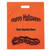 Halloween Plastic Die Cut/Orange - Pumpkin Row - Flexo Ink