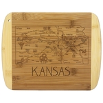 A Slice of Life Kansas Serving & Cutting Board