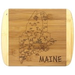 A Slice of Life Maine Serving & Cutting Board