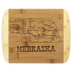 A Slice of Life Nebraska Serving & Cutting Board