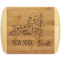A Slice of Life New York Serving & Cutting Board