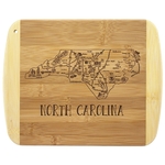 A Slice of Life North Carolina Serving & Cutting Board