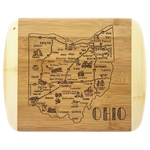 A Slice of Life Ohio Serving & Cutting Board