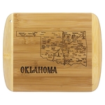 A Slice of Life Oklahoma Serving & Cutting Board