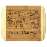A Slice of Life South Dakota Serving & Cutting Board