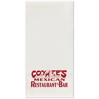 Dinner napkins, 4 1/4" x 8 1/2" folded, 17" x 17"... from ASI 88200 TK Sorg's...