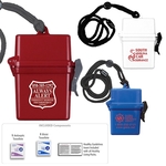 EZ CARRY 9 Piece First Aid Kit Container