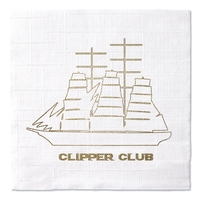 Recycled white semi-crepe 1 ply beverage napkin. 1/4 fold. Over all... from...