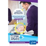 CDC Approved 8.5" x 11" poster