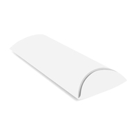 Pillow Boxes, white C1S SBS paperboard 16 pt.... from ASI 89910 Stouse, LLC