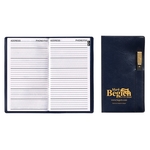 Executive Vinyl Cover Address Book with Pen