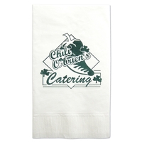 Coin edge embossed white 2-ply dinner napkins.... from ASI 88200 TK Sorg's -...