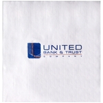 White 1-Ply Luncheon Napkin Over-All Linen Emboss