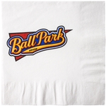 White 1-Ply Luncheon Napkin Coin Edge Emboss