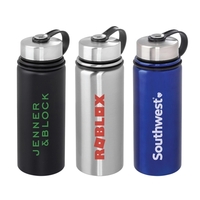 20 oz. insulated water bottle made of stainless steel.... from ASI 57655...