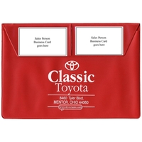 Document case with 2 business card pockets on the flap.... from ASI 83770...