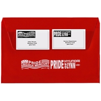 Gusseted Document Case with Two Pockets on the Flap