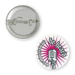 1 1/4" Round Button 1-Piece w/Safety Pin