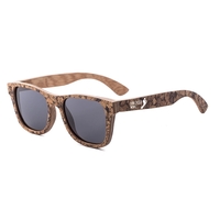 Cork frame sunglasses with dark lenses.... from ASI 57371 Eyevertising /...