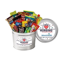 Nurse Appreciation Gift Tin. Item Size: 10.25" Diameter x 7.5"H.... from ASI...