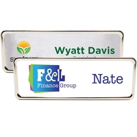 Columbus Metal Name Badge