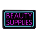 13" x 24" Simulated Neon Sign - Beauty/Salon