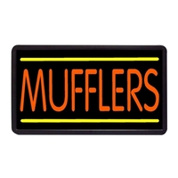 13" x 24" Simulated Neon Sign - Cars/Auto