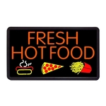 13" x 24" Simulated Neon Sign - Food/Alcohol