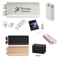 2-in-1 wireless earbuds and portable charging station with wireless...