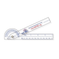 Goniometer Ruler Stock Shape (1.5"x11.4") Clear Plastic