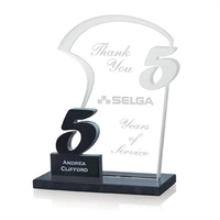 A Beautiful Line of Dynamic Waterjet Cut Awards... from ASI 84592 St Regis...