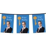 15' PVC Rectangular Pennant String