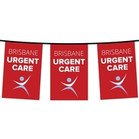 30' PVC Rectangular Pennant String