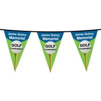 30' PVC Triangular Pennant String