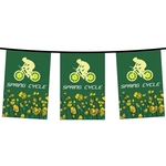 60' PVC Rectangular Pennant String