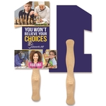 # 1 Shape Full Color Digital Hand Fan 2 Sided