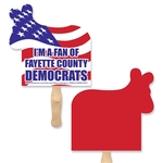 Donkey Shape Hand Fan Sandwich Style