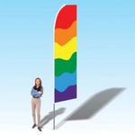 15ft. Advertising Banner Flag - Colors/Patterns