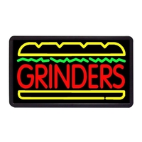 13" x 24" simulated neon sign with ready-made title light box.... from ASI...