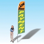 15ft. Advertising Banner Flag - Financial