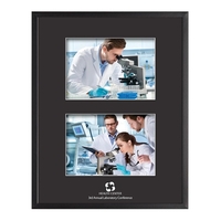 Featuring two horizontal 5"x7" photos, the Beraud double photo frame is......