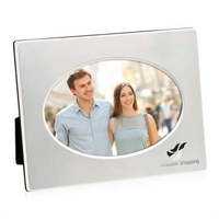 Satin silver frame with oval opening.... from ASI 84592 St Regis Group