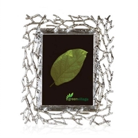 Twig Picture Frame - Antique Silver