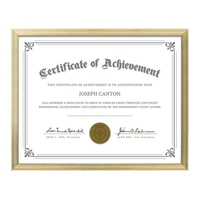 Calais Certificate Frame - Gold