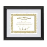 Guildhall Certificate Frame - Black 8 1/2"x11"... from ASI 84592 St Regis...
