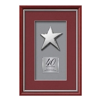 The Baron Rising Star Framed Award features a hand cast, polished... from ASI...