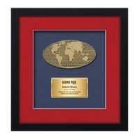 The Primrose World Framed Award features a hand cast, polished and... from...