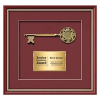 The Baron Key Framed Award features a hand cast, polished and... from ASI...
