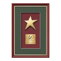 The Baron Rising Star Framed Award features a hand cast, polished... from ASI...