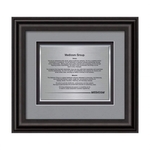 Cardoba Certificate TexEtch - Black
